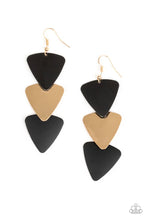Load image into Gallery viewer, Paparazzi Accessories Terra Trek- Black Earring - Be Adored Jewelry
