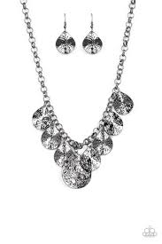 Texture Storm - Paparazzi Black Necklace - Be Adored Jewelry