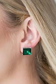 Be Adored Jewelry The Big Bang Green Paparazzi Earring