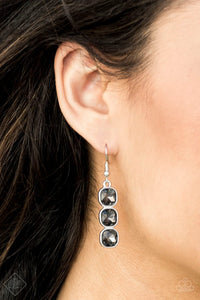 Paparazzi Accessories Toast to Timeless - Silver Earring Fiercely 5th Avenue Fashion Fix - Be Adored Jewelry