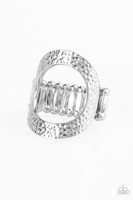 Paparazzi Tour De Contour - Silver Ring - Be Adored Jewelry