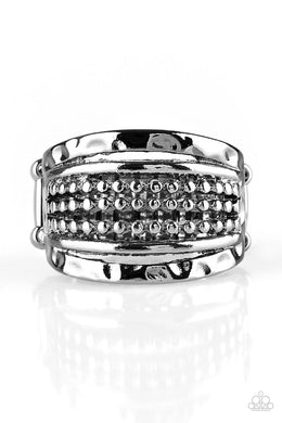 Paparazzi Trailblazin Trails - Black Ring - Be Adored Jewelry