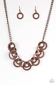 Be Adored Jewelry Treasure Tease Copper Paparazzi Necklace