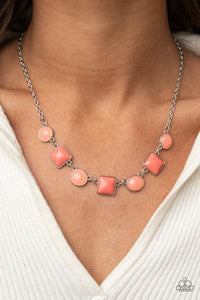 Be Adored Jewelry Trend Worthy Orange Paparazzi Necklace