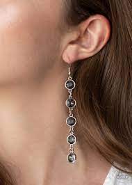 Be Adored Jewelry Trickle Down Twinkle Silver Paparazzi Earring