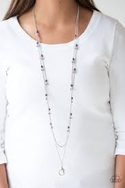 Be Adored Jewelry Purple Paparazzi Lanyard 