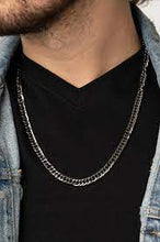 Load image into Gallery viewer, Be Adored Jewelry Valiant Victor Black Paparazzi Necklace