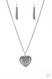 Victorian Virtue - Paparazzi Black Necklace - Be Adored Jewelry