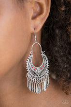 Load image into Gallery viewer, Paparazzi Accessories Walk On The Wildside - Red Earring - Be Adored Jewelry