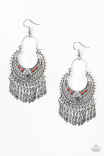 Load image into Gallery viewer, Paparazzi Accessories Walk On The Wildside - Red Earring - Be Adored Jewelry