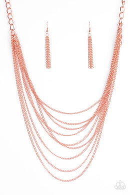We Gonna Slay - Paparazzi Copper Necklace - Be Adored Jewelry