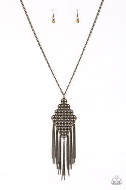 Paparazzi Accessories Web Design - Black Necklace - Be Adored Jewelry