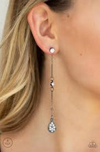 Load image into Gallery viewer, Be Adored Jewelry When It REIGNS Black Paparazzi Earring 