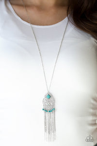 Paparazzi Accessories Whimsically Western - Blue Necklace - Be Adored Jewelry