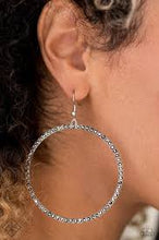 Load image into Gallery viewer, Be Adored Jewelry Wide Curves Ahead - Silver Paparazzi Earring