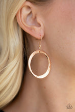Load image into Gallery viewer, Paparazzi Accessories Wildly Wild - Rose Gold Earring - Be Adored Jewelry