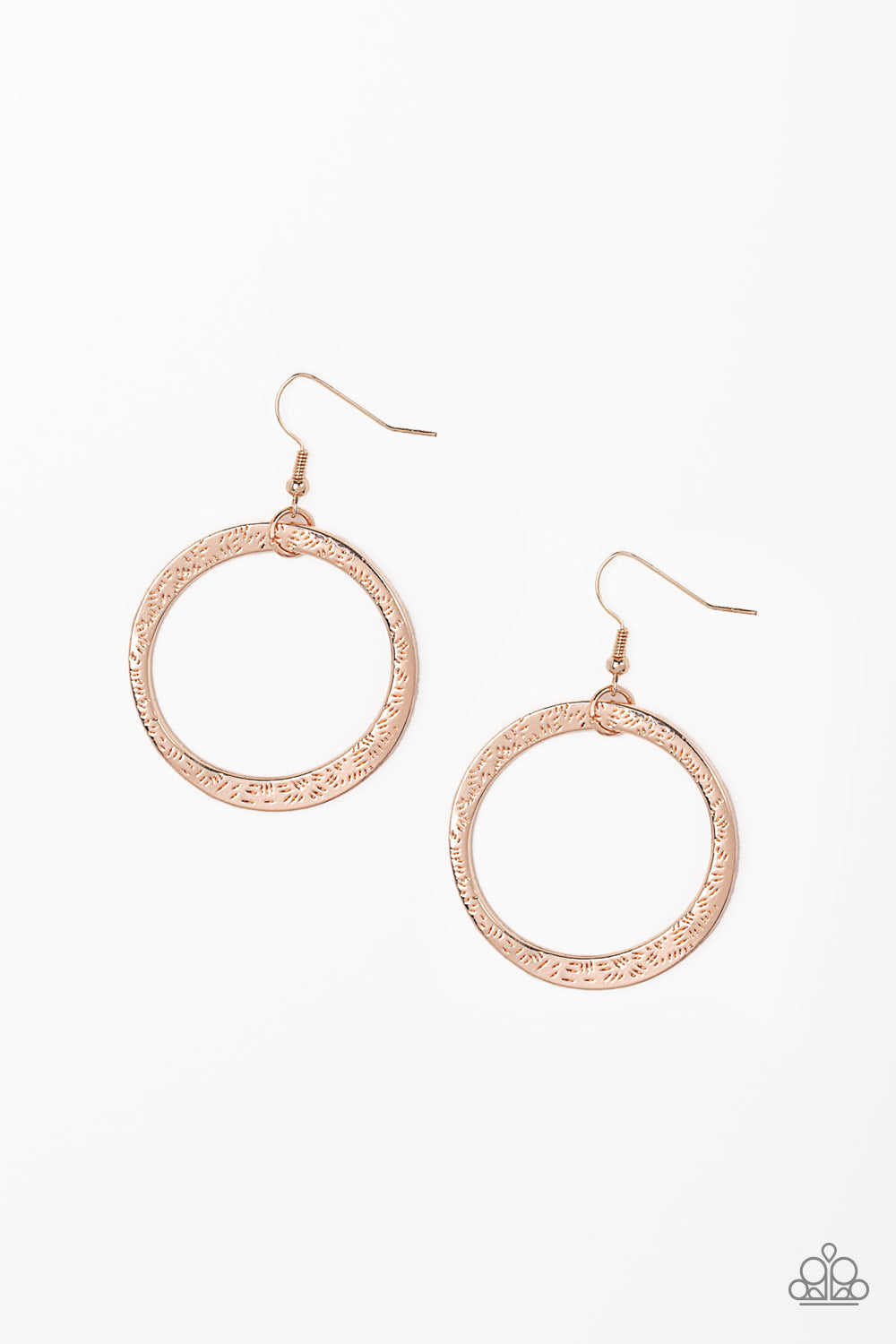 Paparazzi Accessories Wildly Wild - Rose Gold Earring - Be Adored Jewelry