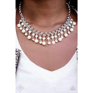 Paparazzi You May Kiss The Bride - White Necklace - Be Adored Jewelry